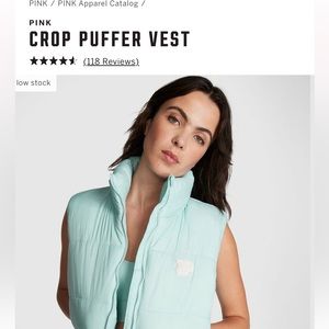 COPY - Baby blue puffer vest